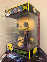 Load image into Gallery viewer, Funko POP! The Nightmare Before Christmas 10 inch JACK and ZERO Blacklight  #809