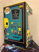 Load image into Gallery viewer, Funko POP! The Nightmare Before Christmas 10 inch JACK and ZERO Blacklight  #809