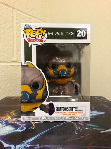 Funko POP! Games: Halo Infinite GRUNT with Weapon Figure #20 w/ Protector