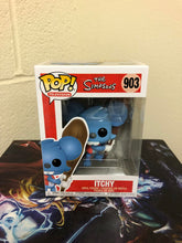 Load image into Gallery viewer, Funko POP! Animation: Simpsons ITCHY Figure #903 w/ Protector