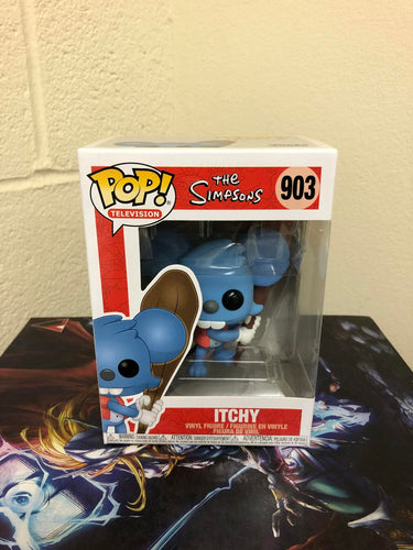 Funko POP! Animation: Simpsons ITCHY Figure #903 w/ Protector