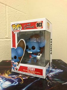 Funko POP! Animation: Simpsons ITCHY Figure #903 w/ Protector