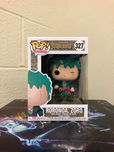 Funko POP! Anime: One Piece RORONOA. ZORO Figure #327 w/ Protector