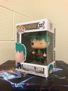 Funko POP! Anime: One Piece RORONOA. ZORO Figure #327 w/ Protector