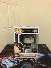 Load image into Gallery viewer, Funko POP! Movies Lord of the Rings FRODO BAGGINS Chase GITD #444 w/ Protector
