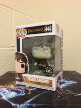 Load image into Gallery viewer, Funko POP! Movies Lord of the Rings FRODO BAGGINS Chase GITD #444 w/ Protector