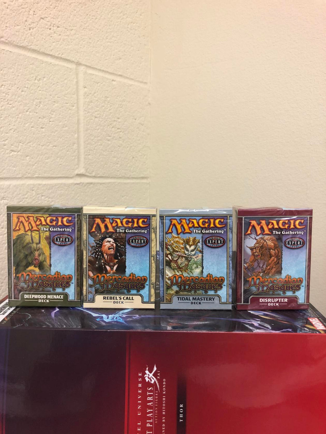 Magic The Gathering Mercadian Masques Deepwood Menace, Disrupter, Rebel Call, Tidal Mastery Theme Deck SET OF 4