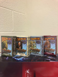 Magic The Gathering Mercadian Masques Deepwood Menace, Disrupter, Rebel Call, Tidal Mastery Theme Deck SET OF 4