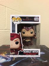 Load image into Gallery viewer, Funko POP! Marvel: WandaVision The SCARLET WITCH Figure #823 w/ Protector
