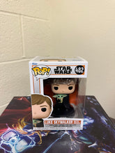 Load image into Gallery viewer, Funko POP! Star Wars: Mandalorian LUKE SKYWALKER with Grogu #482 w/ Protector