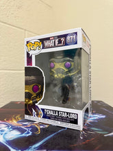 Load image into Gallery viewer, Funko POP! Marvel Studios What If..? T&#39;CHALLA STAR-LORD Figure #871 w/ Protector