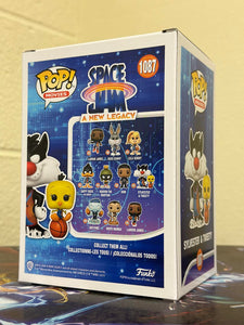 Funko POP! Movies: Space Jam, A New Legacy SYLVESTER & TWEETY #1087 w/ Protector