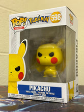 Load image into Gallery viewer, Funko POP! Games: Pokemon GRUMPY PIKACHU Figure #598 w/ Protector