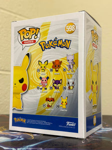 Funko POP! Games: Pokemon GRUMPY PIKACHU Figure #598 w/ Protector