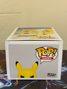 Funko POP! Games: Pokemon GRUMPY PIKACHU Figure #598 w/ Protector