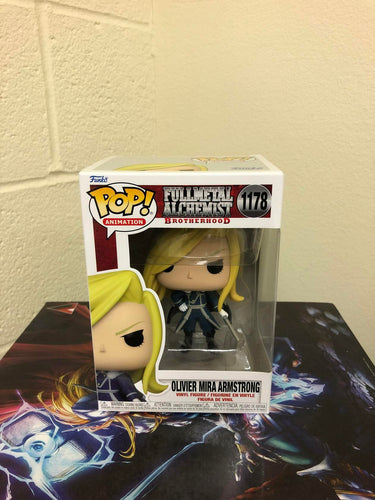 Funko POP! Anime: FMA Brotherhood OLIVER MIRA ARMSTRONG # 1178 w/ Protector