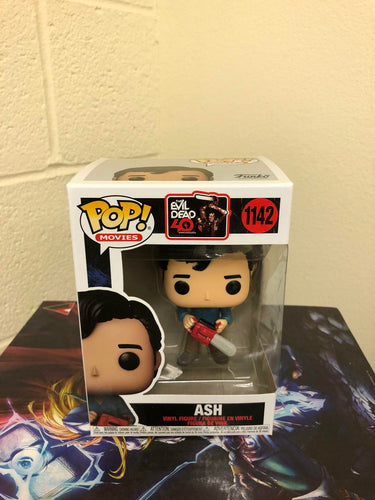 Funko POP! Movies: The Evil Dead 40th Anniversary ASH Figure #1142 w/ Protector